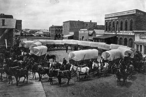 David Bruce Powers trein van Leavenworth in Denver, 1868