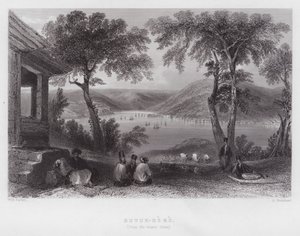 Buyuk-Dere, vanaf het graf van de reus (gravure)