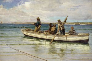 De vangst binnenhalen