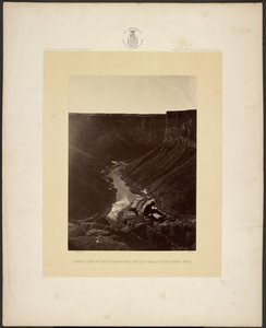 Grand Cañon van de Colorado River, monding van Kanab Wash, westwaarts kijkend
