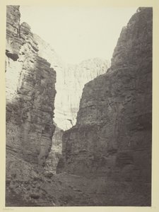Kalksteenwanden Kanab Wash, Colorado-rivier door William H. Bell