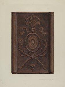 Pa. Duitse Kachel en Bord, ca. 1939 door William H Edwards