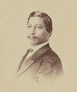 Carte-de-visite portret van John W. Menard, 1868-1870 door William H. Leeson