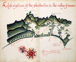 Een beschrijving van de plantages in de vallei van Paneca