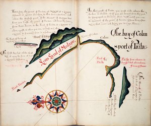 De Baai van Colan & Haven van Paita door William Hack