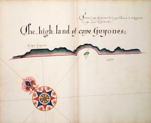 Het hoge land van Kaap Guyones door William Hack