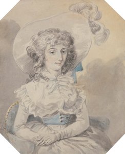 Miss Charlotte Sandby door William Hamilton