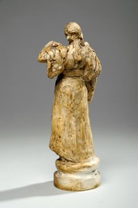Maquette voor een figuur van gerechtigheid door William Hamo Thornycroft