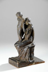 Maquette voor de Figuren van een Moeder en Kind door William Hamo Thornycroft