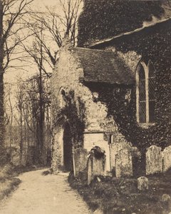 Kerkportaal, Earlham, nabij Norwich, 1857 door William Harcourt Ranking