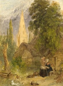 Huisjes in Olney, Buckinghamshire door William Harvey