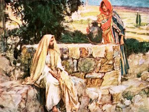 Christus en de vrouw van Samaria