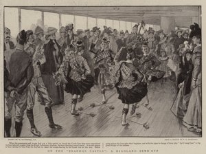Op de Braemar Castle, een Highland Afscheid door William Hatherell