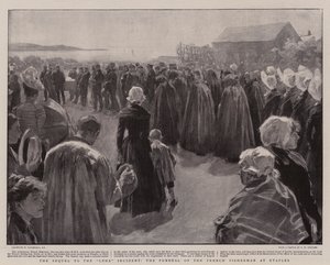 Het Vervolg op het Leda-incident, de Begrafenis van de Franse Visser in Etaples