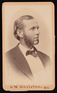 Portret van Gerry Whiting Hazleton 1829-1920 door William Hayward Sherman
