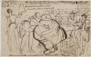 Een Kus op het Congres, 1818 door William Heath