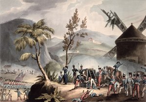 Slag bij Roleia, 17 augustus 1808, gegraveerd door Thomas Sutherland door William Heath