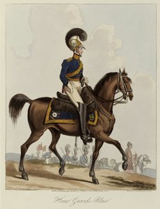 Horse Guards Blue, Uniformstudie van het Koninklijk Regiment van Horse Guards door William Heath