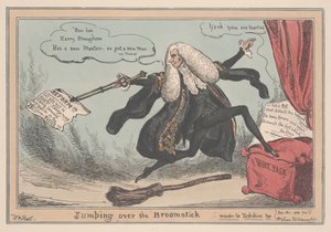 Springen over de Bezemsteel door William Heath