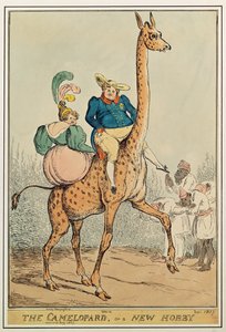De Camelopard, of een nieuwe hobby, 1827 door William Heath