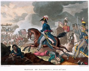 De Hertog van Wellington (1769-1852) bij de Slag om Salamanca, 22 juli 1812, 1818 door William Heath