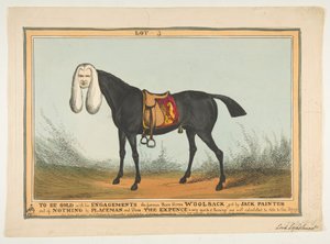Te Koop Met Al Zijn Verplichtingen - Het Beroemde Renpaard Woolsack door William Heath