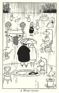 Een wintertuin door William Heath Robinson