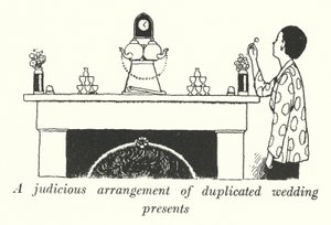 Een verstandige regeling van gedupliceerde huwelijkscadeaus door William Heath Robinson