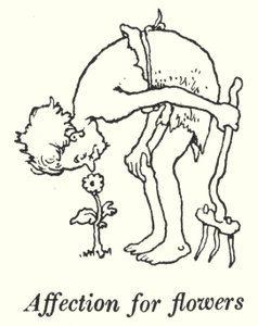 Liefde voor bloemen door William Heath Robinson