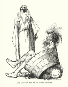 En vroeg hem waarom hij zijn lichaam zo inspande door William Heath Robinson