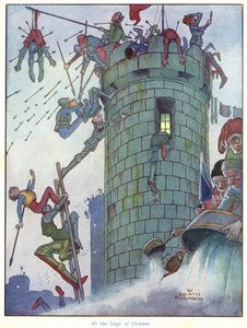 Bij het Beleg van Orléans door William Heath Robinson