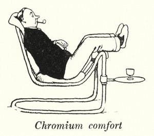 Chroom comfort door William Heath Robinson