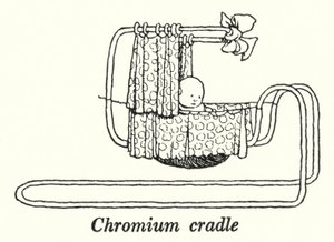 Chroom wieg