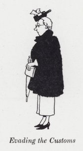 Ontwijken van de douane door William Heath Robinson