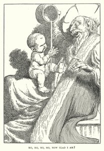 Ho, ho, ho, ho, hoe blij ben ik? door William Heath Robinson