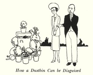 Hoe een Vuilnisbak kan worden Vermomd door William Heath Robinson