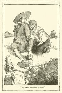 Illustratie voor Don Quichot door William Heath Robinson