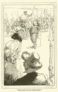 Illustratie voor Don Quichot door William Heath Robinson