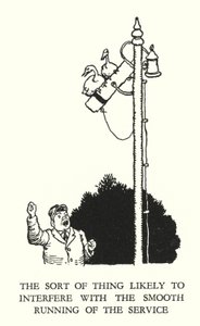 Illustratie voor Railway Ribaldry door W Heath Robinson door William Heath Robinson