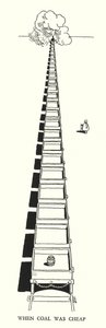 Illustratie voor Railway Ribaldry door W Heath Robinson door William Heath Robinson