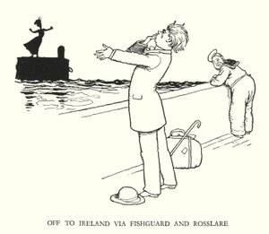 Illustratie voor Railway Ribaldry door W Heath Robinson door William Heath Robinson