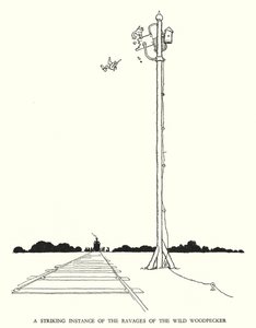 Illustratie voor Railway Ribaldry door W Heath Robinson door William Heath Robinson
