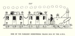Illustratie voor Railway Ribaldry door W Heath Robinson