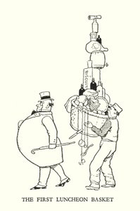 Illustratie voor Railway Ribaldry door W Heath Robinson door William Heath Robinson