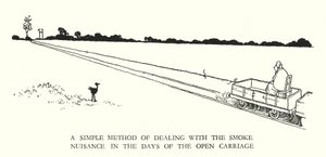 Illustratie voor Railway Ribaldry door W Heath Robinson door William Heath Robinson