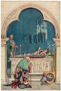 Illustratie voor De Avonturen van Don Quichot door William Heath Robinson