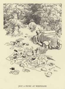 Gewoon een picknick in Whipsnade door William Heath Robinson