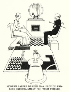 Moderne tapijtdesigns kunnen eindeloos vermaak bieden voor uw vrienden door William Heath Robinson