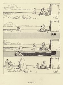 Bescheidenheid door William Heath Robinson