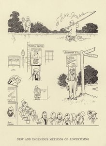 Nieuwe en ingenieuze methoden van adverteren door William Heath Robinson